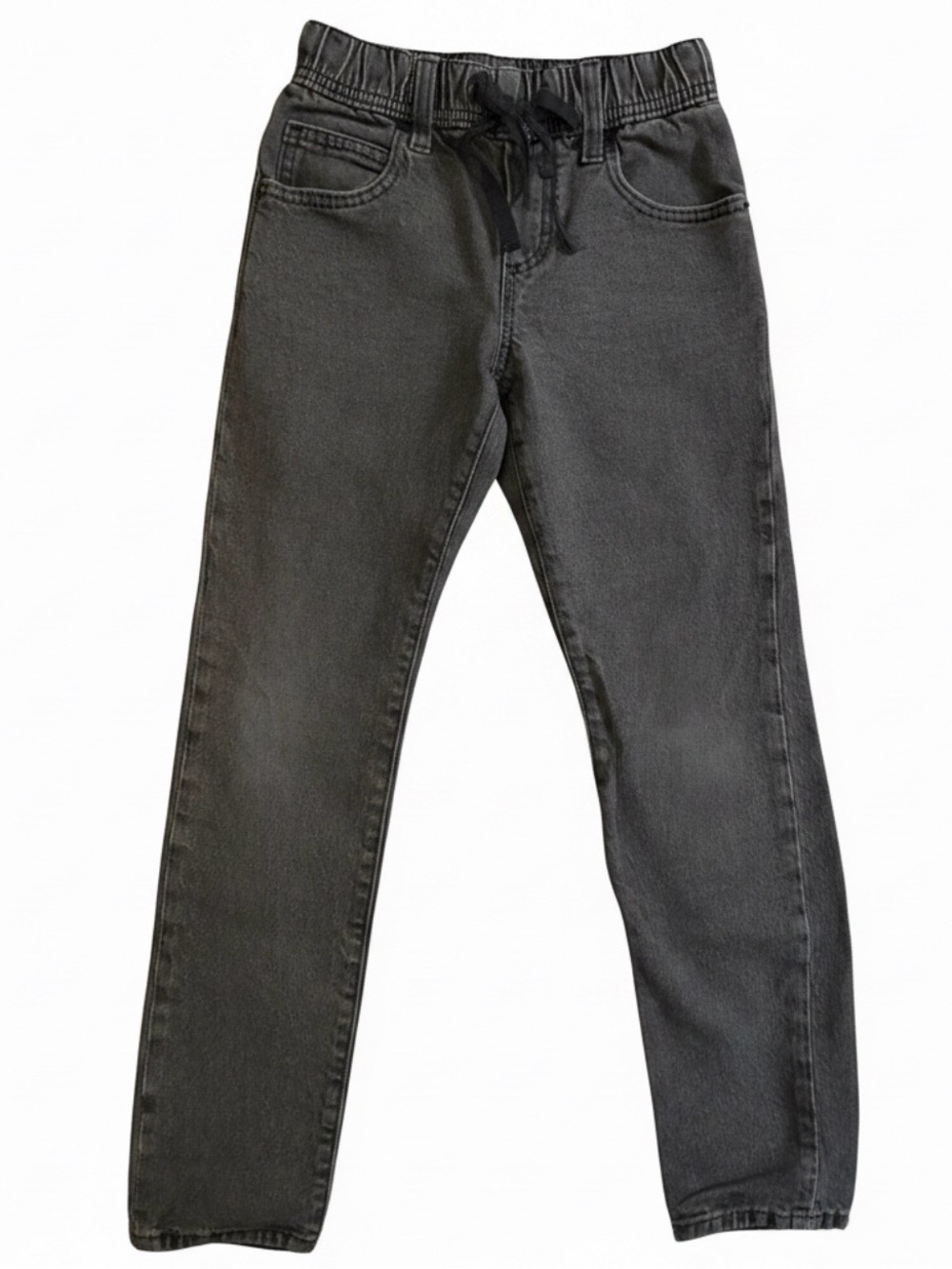wonder nation Charcoal Drawstring Waist Kids Jeans